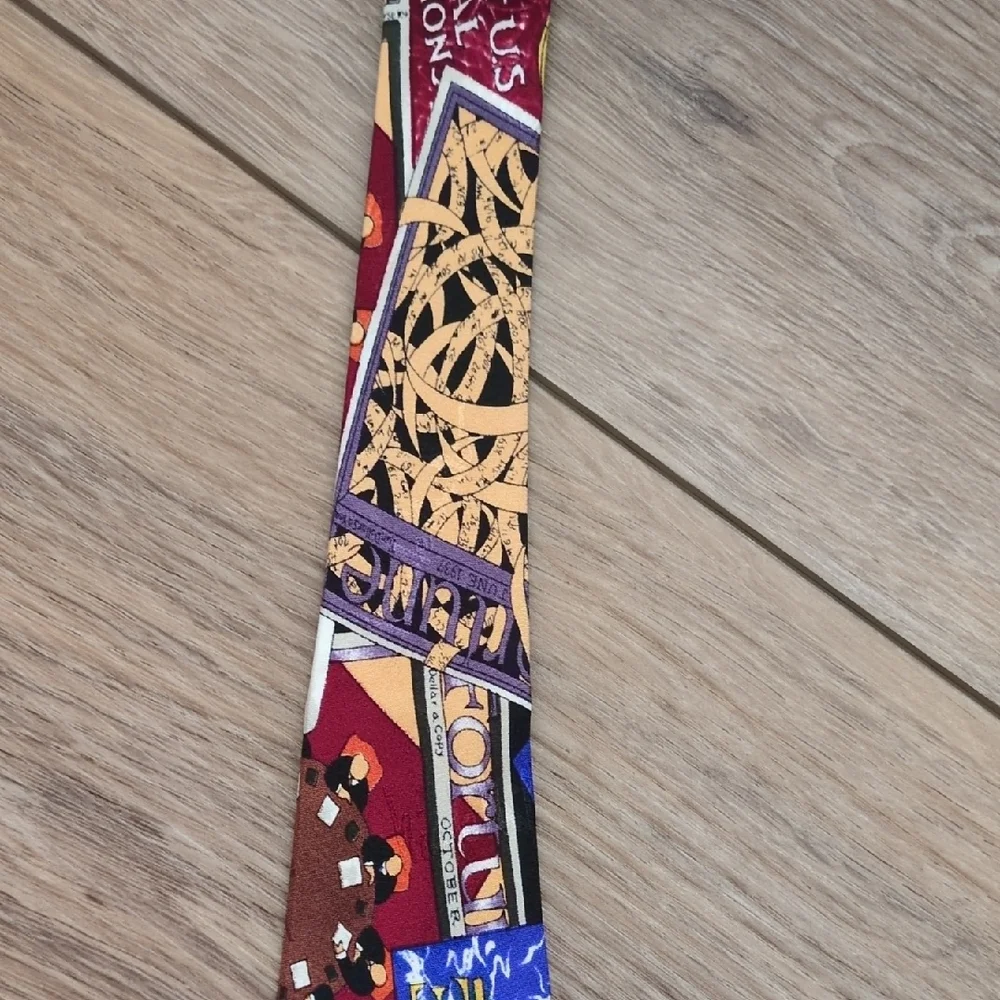 Vtg 90s Nicole Miller Fortune 500 Business Silk Neck‎ Tie Stock Market Financial